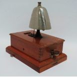 A R.E. Thompson & Co. railway block bell, height 27cm.