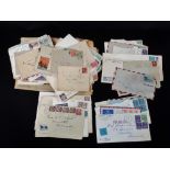 A quantity of ephemera, including stamps, mostly British and American early 20th century.