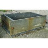 A 19th century small slate cistern 71 x 50cm.