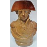 Admiral Lord Nelson, a salt glazed stoneware portrait jug, probably Doulton & Watts Lambeth Pottery,