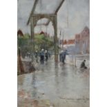 FRANK SPENLOVE SPENLOVE (1864-1933) Haarlem Watercolour Signed and dated 94 Framed and glazed