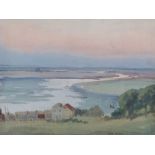 GEORGE EDWARD HORTON (1859-1950) The Peaceful River Watercolour Signed Framed and glazed Picture