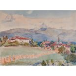 DAVID ROBERT BUCHANAN (1912-1999) Sicily 1940s Watercolour Signed Picture size 25 x 34cm