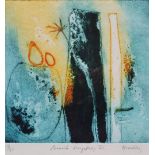 CATHERINE HEADLEY (B.1948) Cornish Mystery VI Limited edition print Signed Framed and glazed Picture