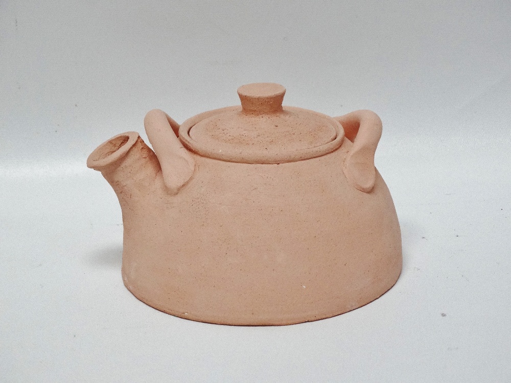 JOHN BUCHANAN Nine pieces of bisque fired ceramics - Image 4 of 5