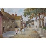 F. WATSON (XX) Chagford, Devon Watercolour Signed Framed and glazed Picture size 19.5 x 29.5cm