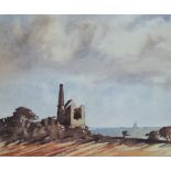 SAMUEL ARTHUR NEIL MINERS (B.1931) Cornish Landscape Watercolour Initialled and dated 78 Framed