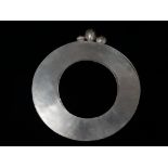 St Ives, Cornwall Studio Art silver bangle - A silver hallmarked bangle, Birmingham 2001, maker MJH,