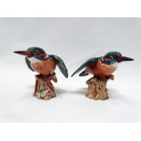 Beswick animals - Two kingfishers No.2371, height 12cm.