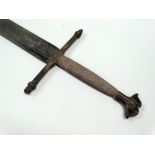Sword - A reproduction German long sword, length 118cm.