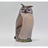 Royal Copenhagen - An eared owl, No.2999, height 13.5cm.