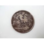 COINS - A George III 5 shilling coin 1821.
