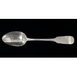 An Irish silver teaspoon, Dublin 1842, weight 18.5g.