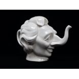 Political Memorabilia - A Fluck & Floor caricature Spitting Image teapot modelled as the head of