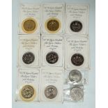 COINS - Ten £5 coins.