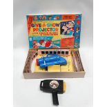 CHAD VALLEY - A battery operated 'Give A Show Projector', including 35mm slides from franchises such