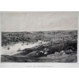 Circa 1850 lithograph Truro and Neighbourhood (A topographical view including civil engineering,