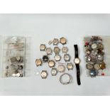 Watch Repairs/Parts - A large quantity of watch parts, to include Roamer, various movements by