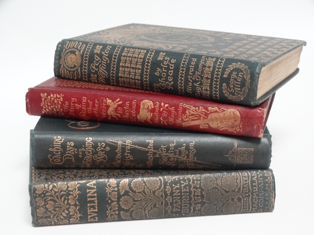 BOOKS - Four late 19th and early 20th century books all illustrated by Hugh Thomson, including '