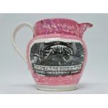 Sunderland Lustre - A jug bearing views of 'Sunderland Bridge', 'A West View Of Iron Bridge Over The