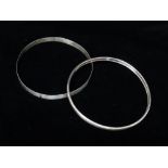 Embroidery ring - A 'Sterling 556B' sewing ring of two circular parts (only one marked), inner