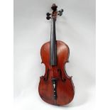 Violin - With label within 'Nachahmung Von Stradivarius Fecit Anno 1705', inlaid with double