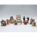 Bunnikins by Royal Doulton - Boy Scout, Scout Leader, William Listening Intently, On The Fairway,