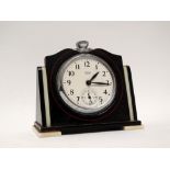 Art Deco - A black and white bakelite pocket watch stand by H. Windsor & Co. (Basalt) Ltd,