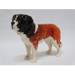 Beswick - A Saint Bernard dog, marked 'Corna Garth Stroller' to base, height 13.5cm, length 20cm.