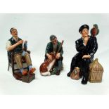 Royal Doulton - Three figures, The Bachelor HN.2319, Shore Leave HN.2254 and The Master HN.2325,