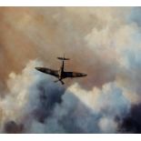After David Shepherd (1931-2017) Immortal Hero, A Spitfire In Flight Limited edition print 299/960