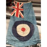 FLAGS - A Royal Air Force ensign, 85 x 188cm.