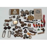 MILITARIA - A collection of military cap badges, shoulder titles, buttons, insignia etc.