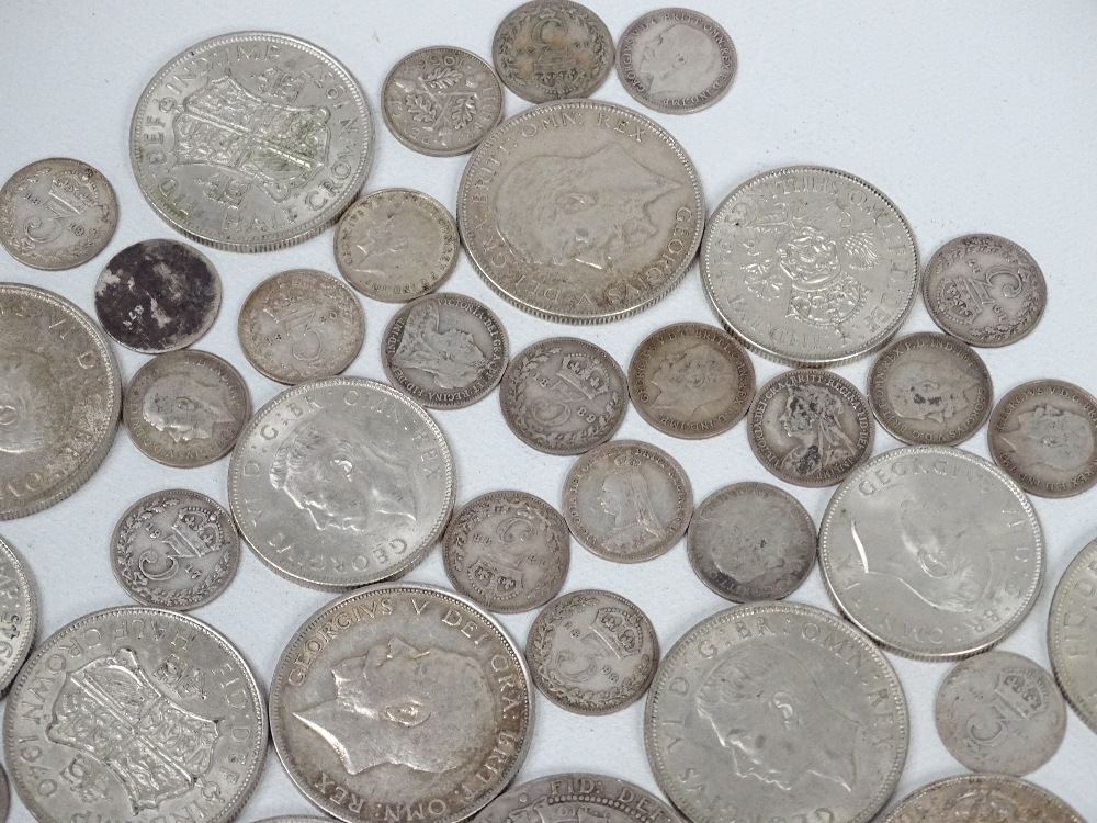 Coins : Victorian, Edward VII, George V, George VI x seventy five, an Edward VII half crown, five - Image 3 of 3