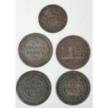Cornish Trade Tokens - Penryn Volunteers First Inrolled April 3 1794, Penny Piece Success to the