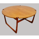 Fortis Coffee Table Danish Mid Century - A circa 1960's France and Son teak coffee table designed by