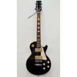 Guitar - A Hondo electric guitar, in the style of Les Paul with gig bag.
