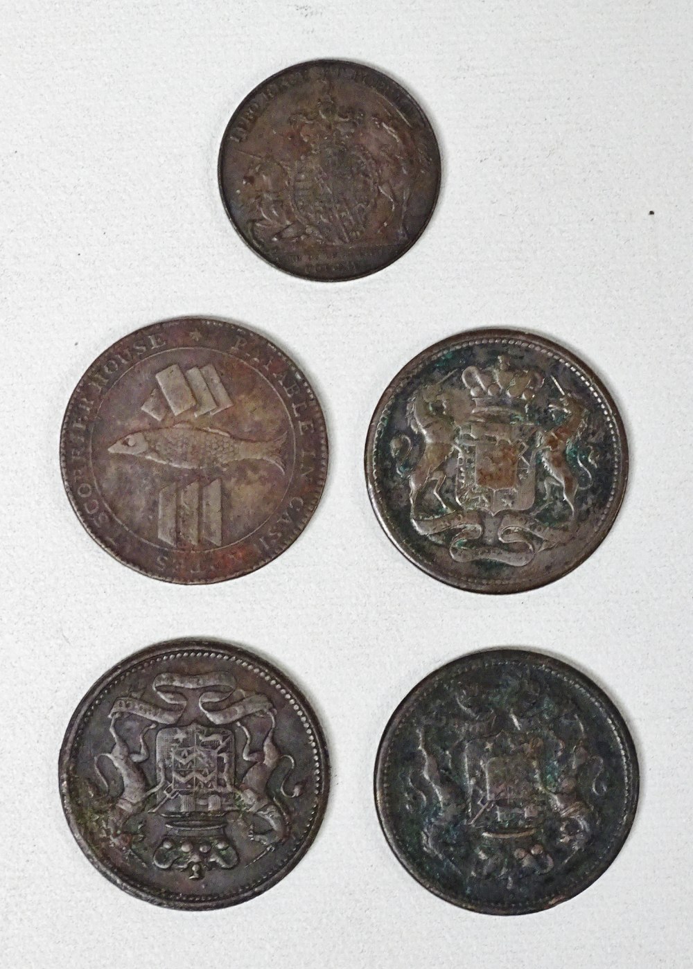 Cornish Trade Tokens - Penryn Volunteers First Inrolled April 3 1794, Penny Piece Success to the - Image 5 of 5