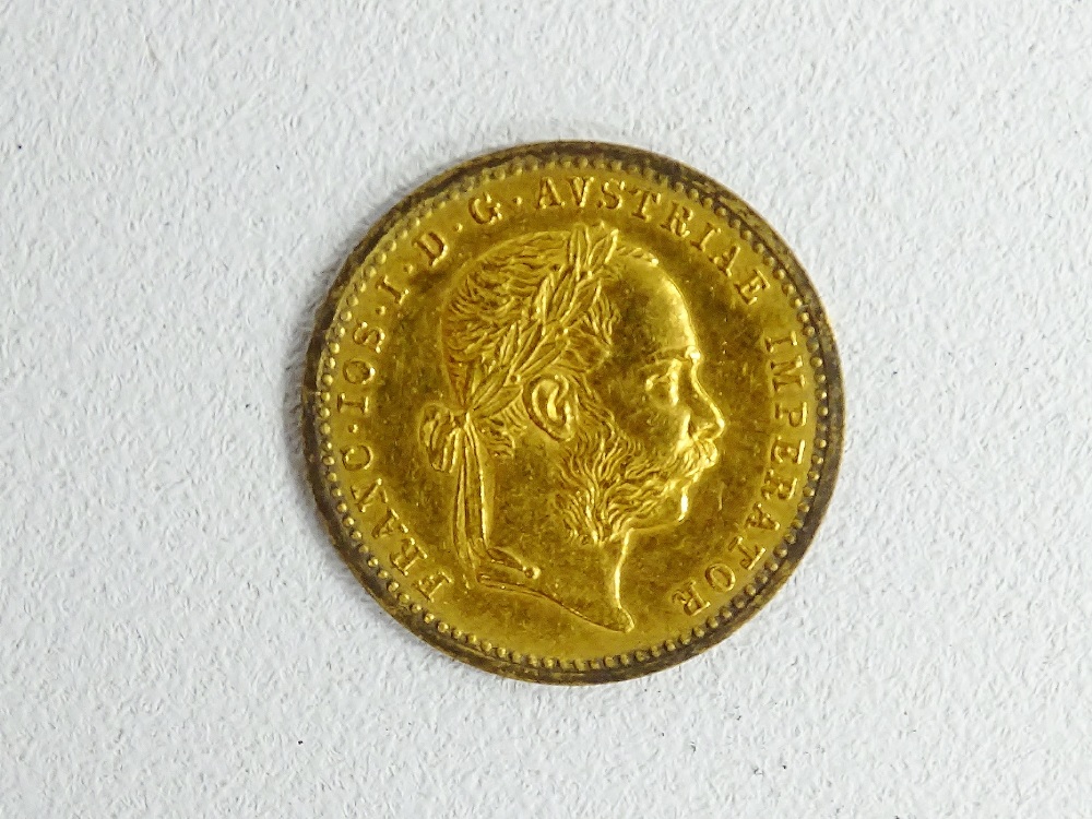 Ducat - 1909 Francois Joseph gold coin, weight 3.47g. - Image 2 of 2