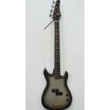 Guitar - A Kay bass guitar, together with a Satellite bass guitar, with gig bag.