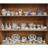 Wedgwood 'Hathaway Rose' - An assortment of over fifty pieces of ceramics, to include two oval