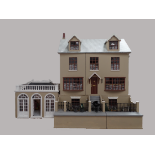 Dolls House - A Victorian style three storey house with basement flat, together with an orangery,