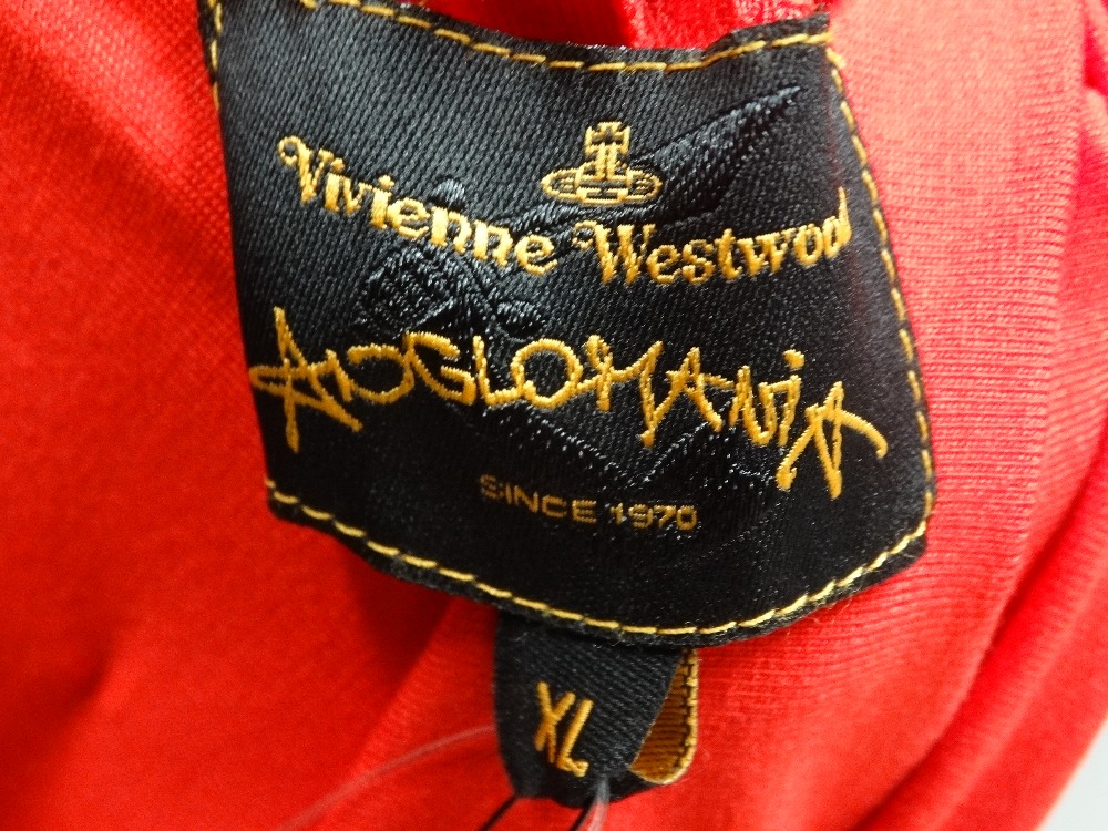 Vintage Fashion - A Vivienne Westwood Anglomania Collection red 'Drape' dress, length 102cm, size - Image 4 of 4