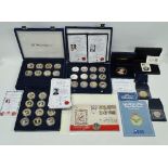 COINS (cased) - £5 1953-2013 Coronation, forty four Diamond Jubilee fifty pence pieces, ERII Cook