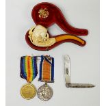 Medals etc. - 515190 CPL.H.G. J. Piper R.E (Royal Engineers) WWI The Great War 1914-1919 medal and