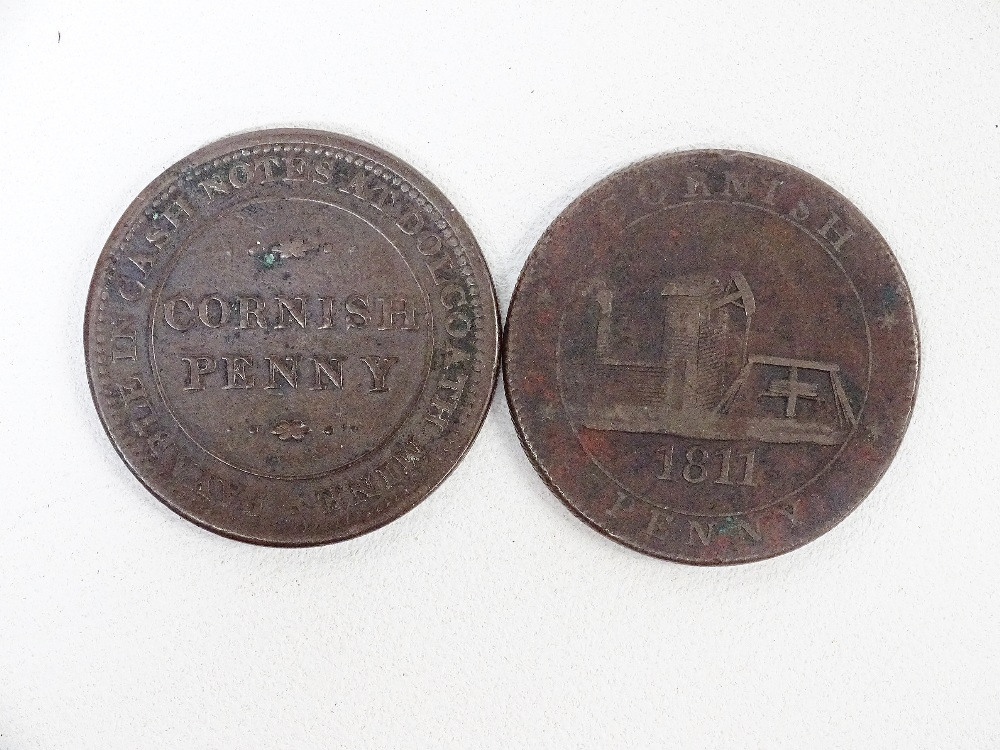 Cornish Trade Tokens - Penryn Volunteers First Inrolled April 3 1794, Penny Piece Success to the - Image 3 of 5