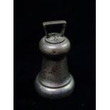 Silver Pepper Grinder - A silver pepper grinder modelled as a chess form weight, Birmingham 1901,