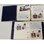 COINS - A Diamond Jubilee folder containing 22 coins, to include £5, £2, crowns, $1, another