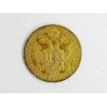 Ducat - 1909 Francois Joseph gold coin, weight 3.47g.