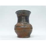 Ethnographic Native Tribal - A Zambian hand raised bellied pot with impressed decoration, height